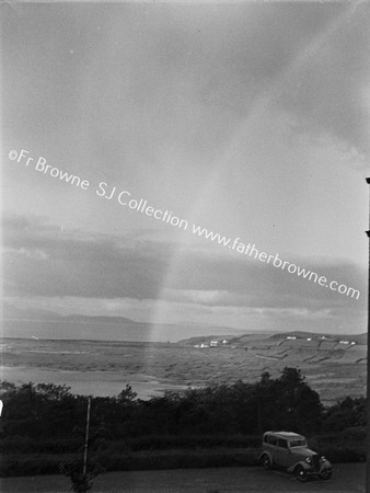 MORNING RAINBOW FROM HOTEL WINDOW